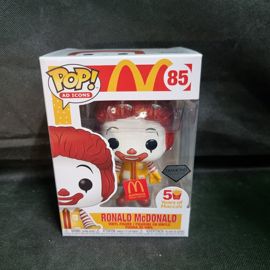 Ronald McDonald (Glitter/Diamond) 85 - Funko Pop Vinyl - Ad Icons McDonalds 50th