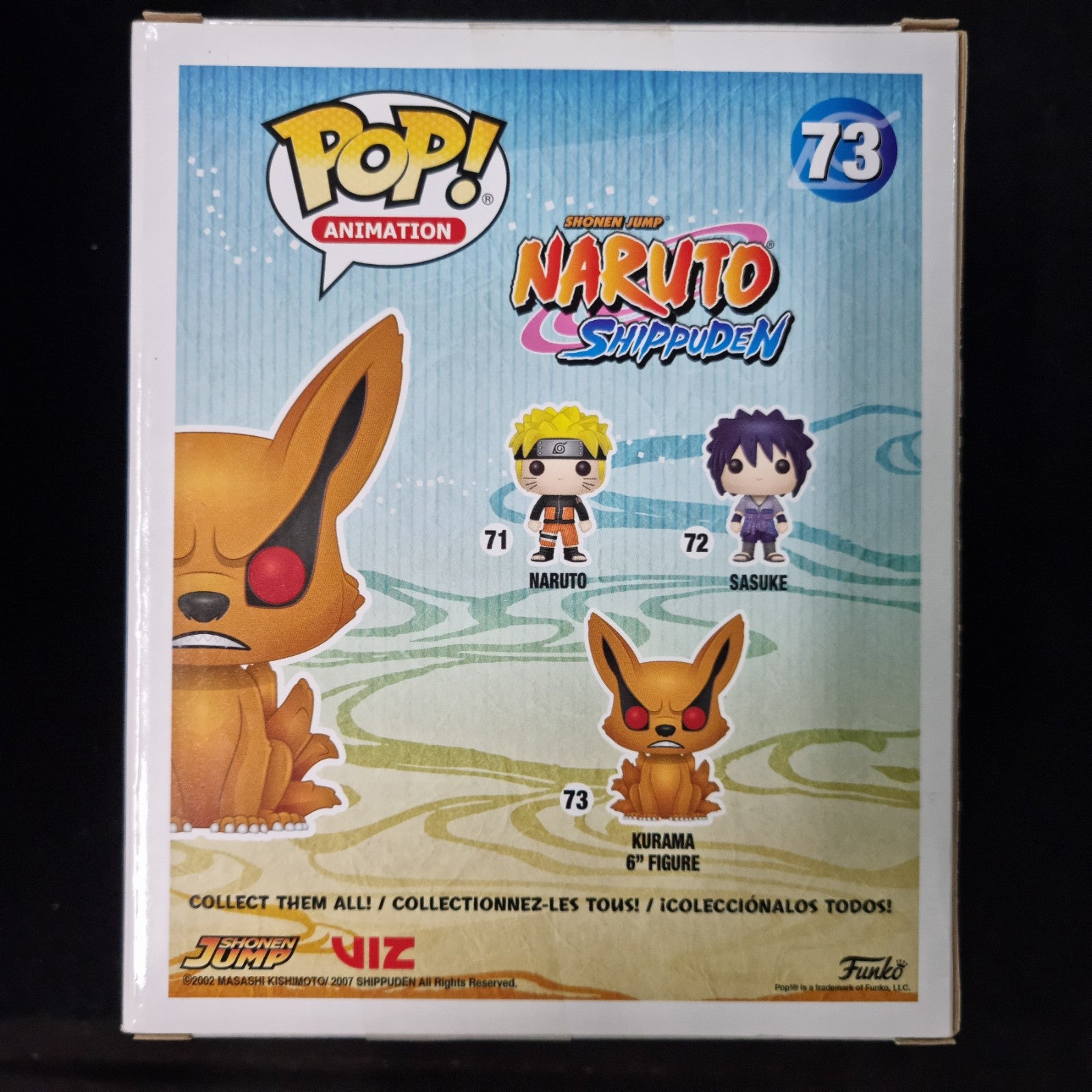 Funko Pop! Vinyl Super 6 in: Naruto Shippuden Kurama Flocked Exclusive