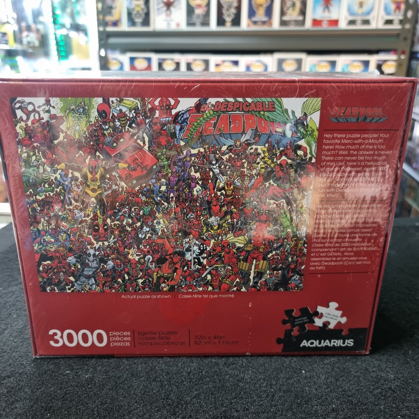 3000 piece Jigsaw Puzzle MARVEL Universe DESPICABLE DEADPOOL Licensed MERC