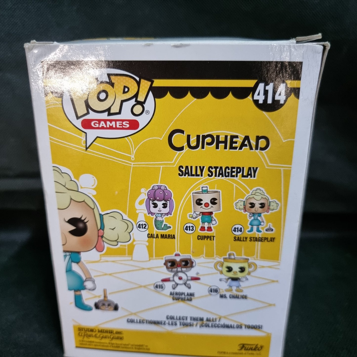 Funko Pop! Vinyl: Cuphead - Sally Stageplay #414 Box Damaged 