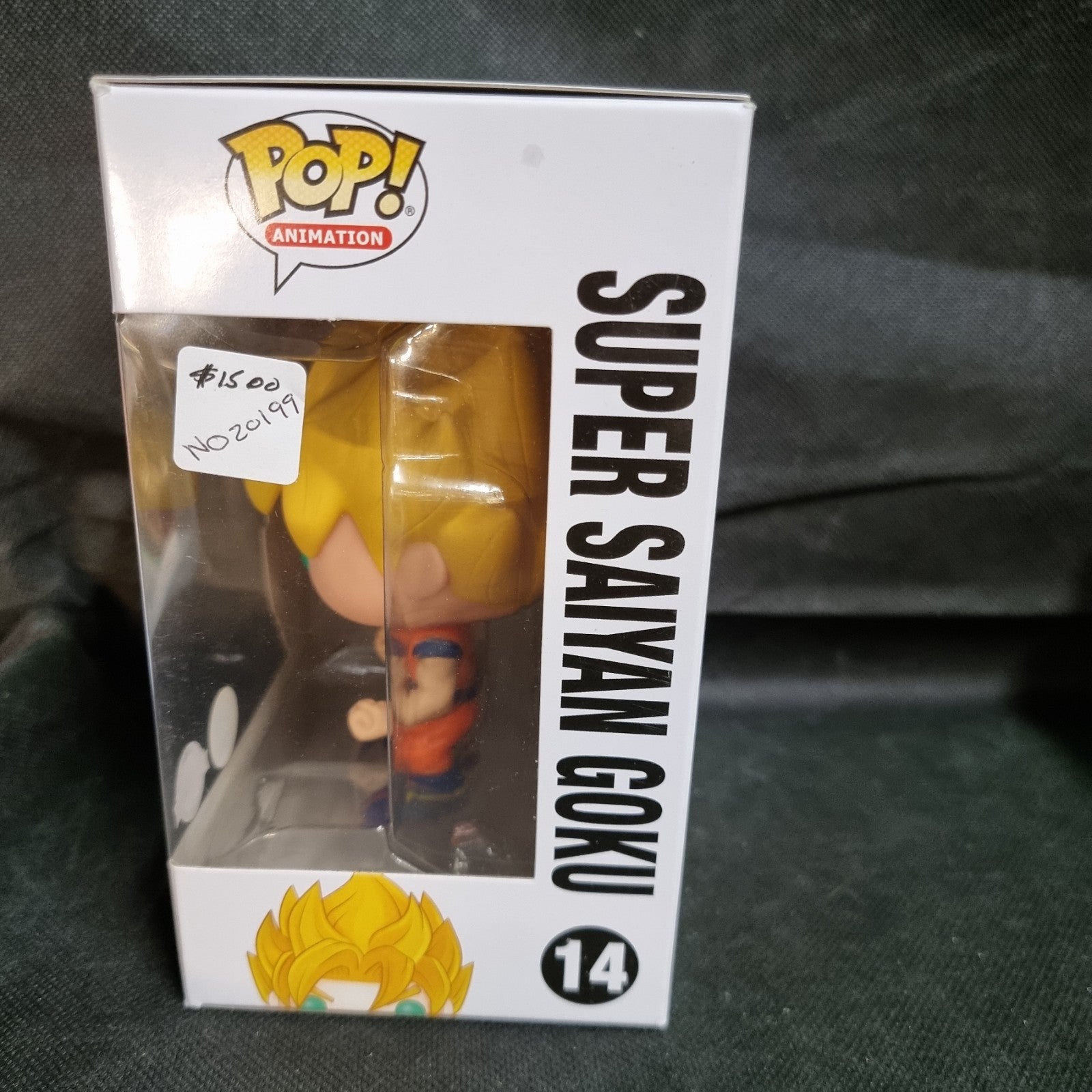 Animation Dragon Ball Z Super Saiyan Goku Glow In The Dark  Funko Pop #14