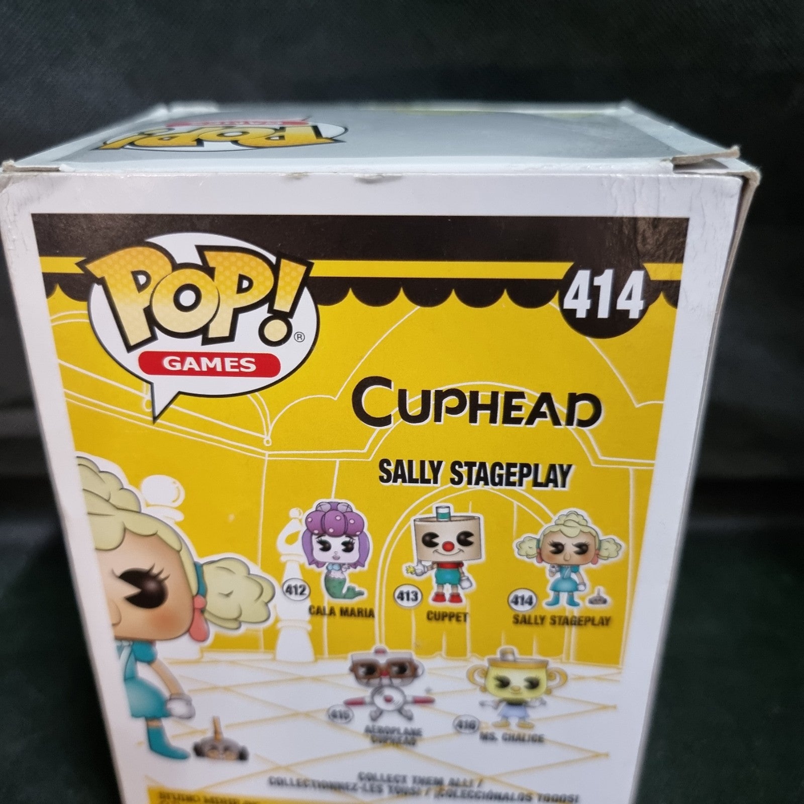 Funko Pop! Vinyl: Cuphead - Sally Stageplay #414 Box Damaged 