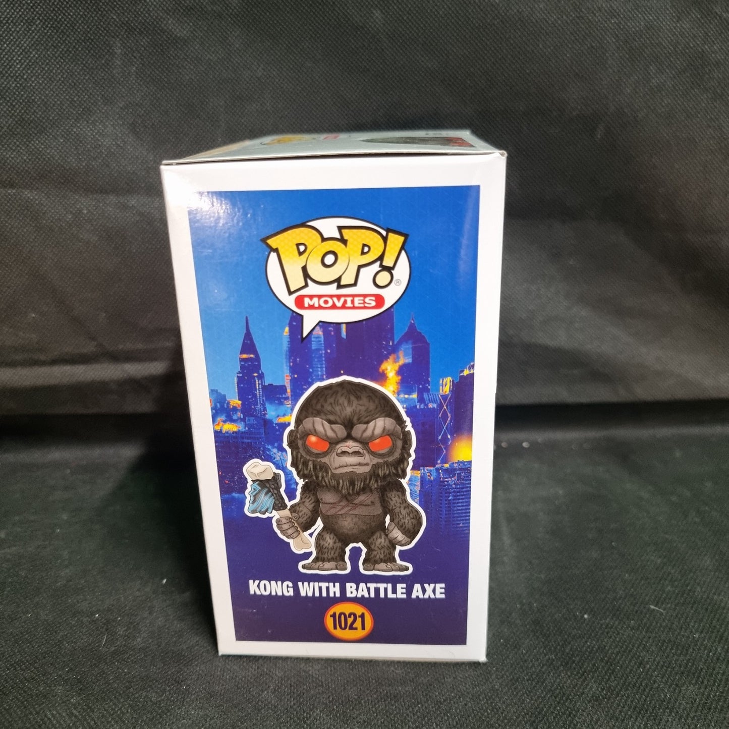 Godzilla vs Kong Flocked Special Edition Funko Pop! Vinyl #1021 King With Axe