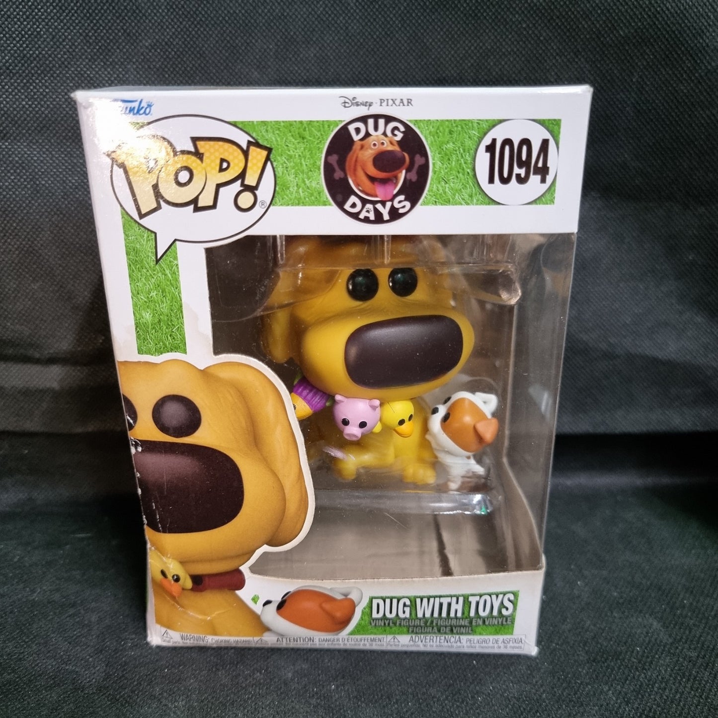 Funko Pop! Disney Pixar Dug Days Dug With Toys 1094 Box Damaged 