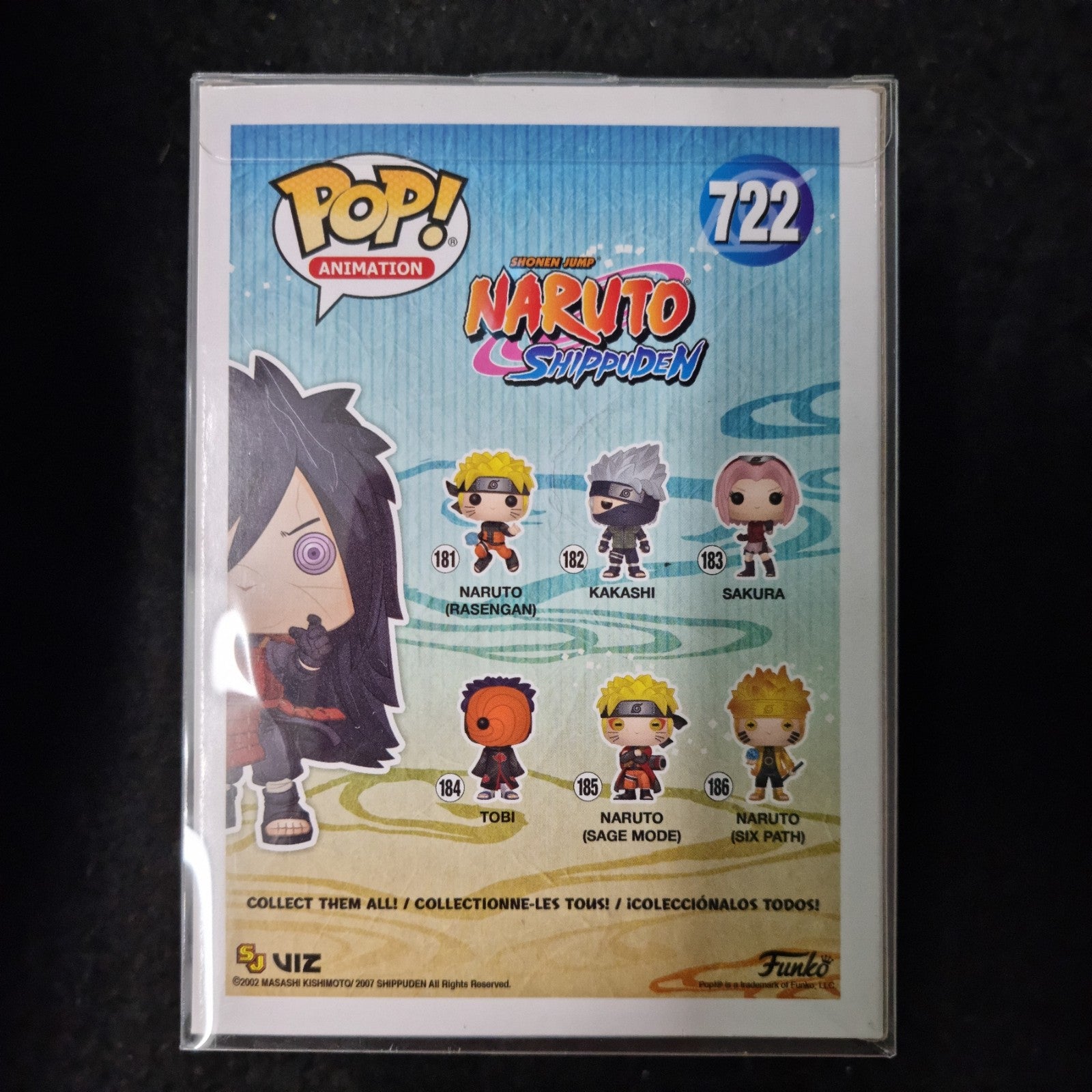 FUNKO POP NARUTO SHIPPUDEN MADARA (REAIMATION) #722 SPECIAL EDITION 