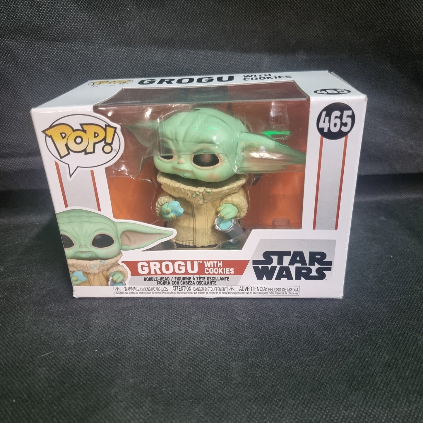 Funko Pop! Vinyl: Star Wars - Grogu with Cookie #465