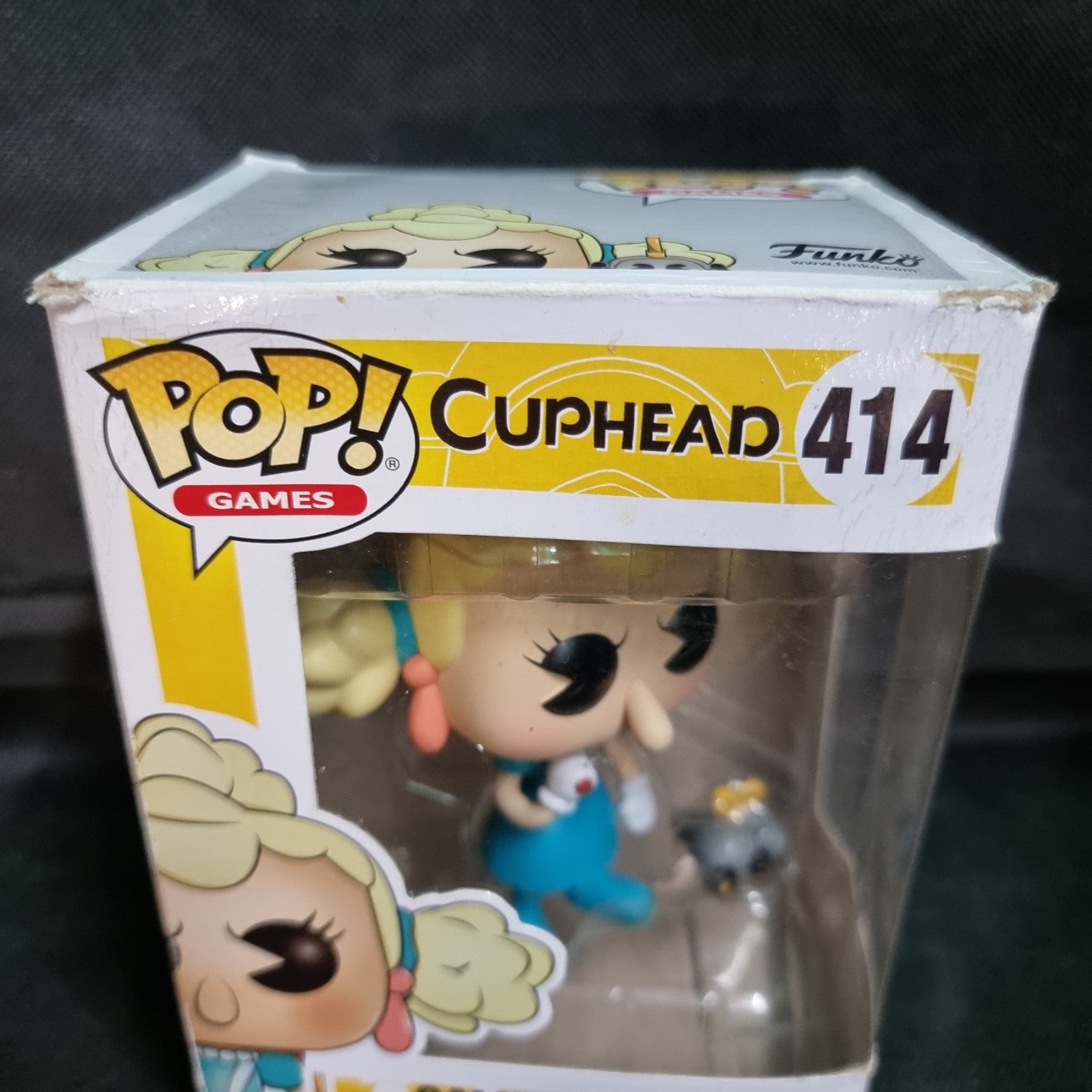 Funko Pop! Vinyl: Cuphead - Sally Stageplay #414 Box Damaged 