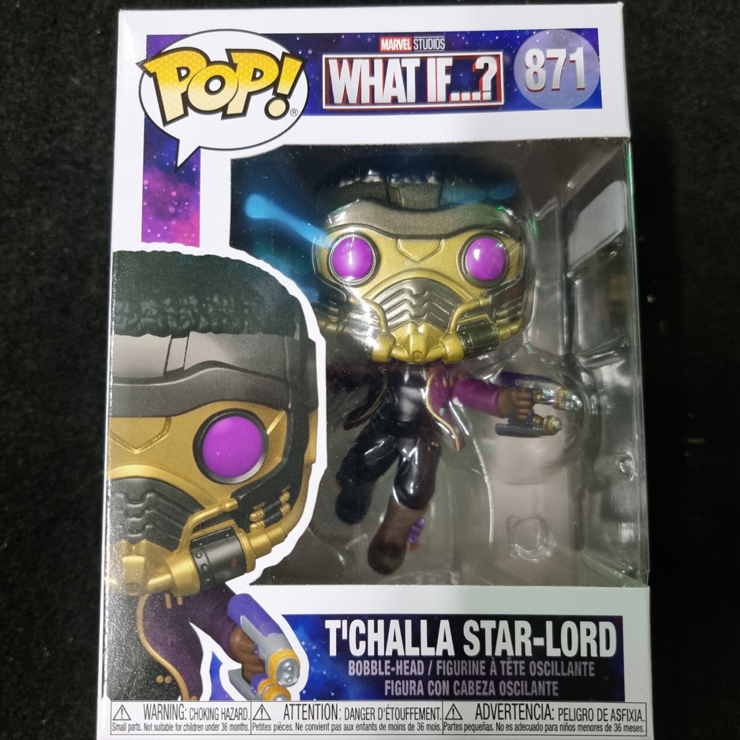 Marvel's What If T'Challa Star-Lord Funko Pop! Vinyl Figure #871