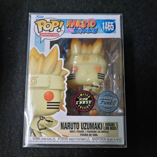 Naruto Uzumaki (Kurama Link Mode) #1465 - Limited Glow Chase - Pop Vinyl 