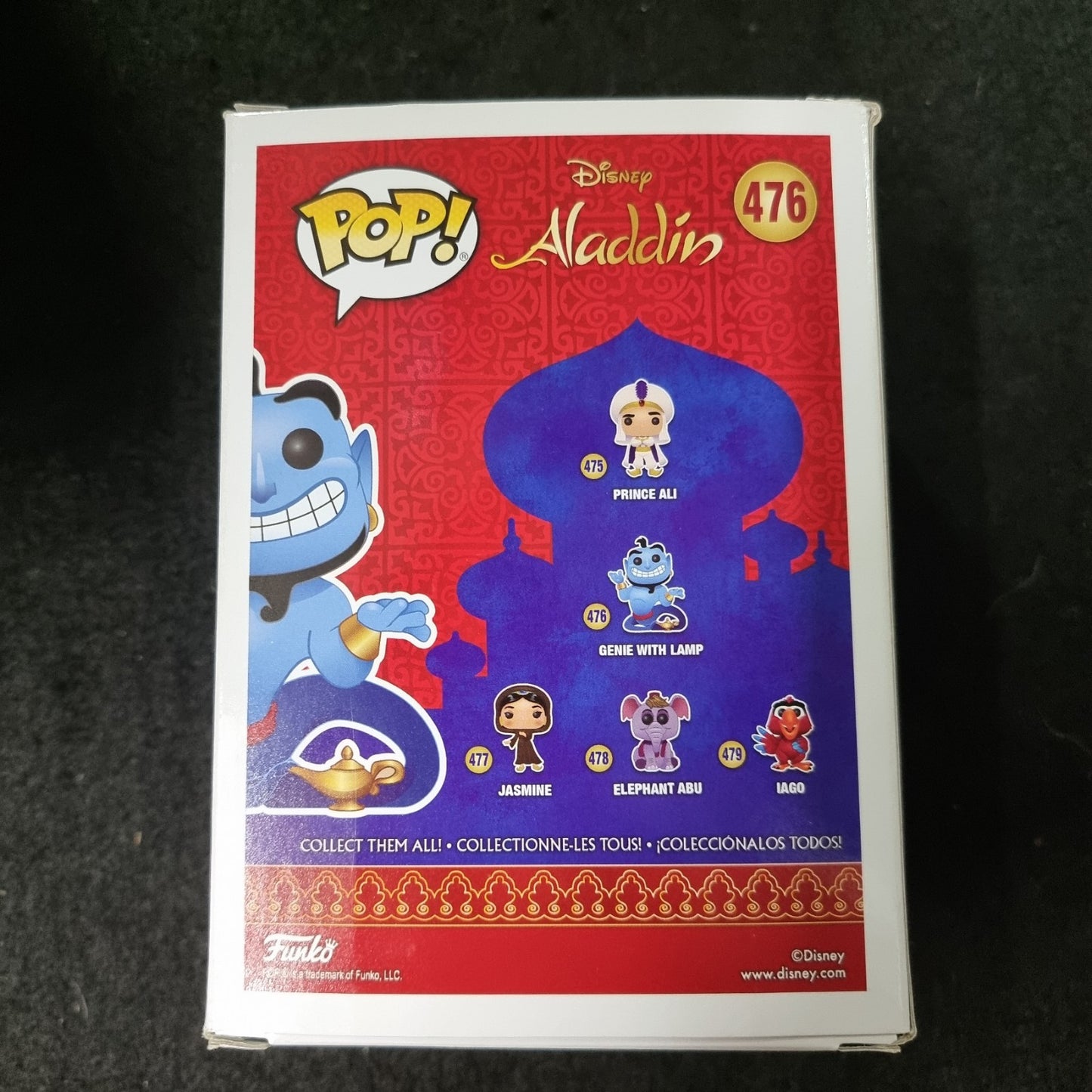 Funko Pop! DISNEY ALADDIN  -  GENIE With LAMP #476 