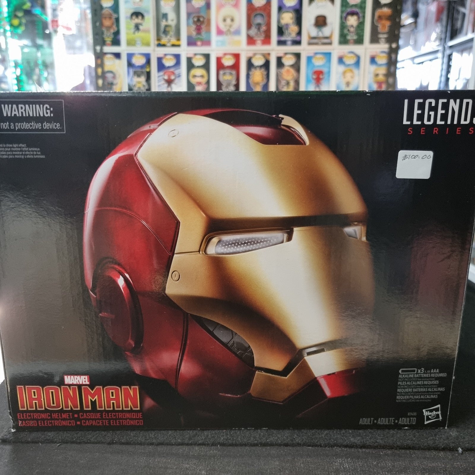 Avengers Marvel Legends Gear Iron Man Replica Electronic LED Helmet 