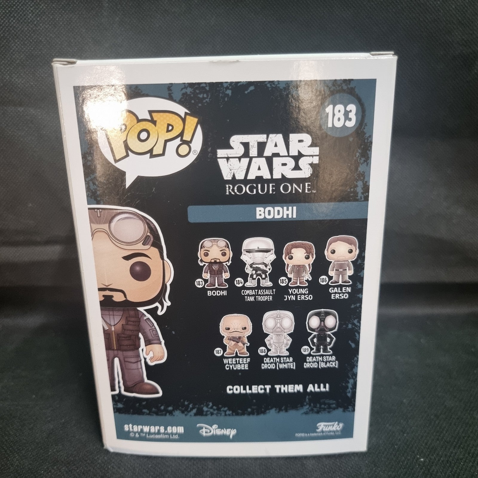 FUNKO POP! VINYL 2017 CONVENTION EXCLUSIVE STAR WARS #183 BOHDI FIGURE 