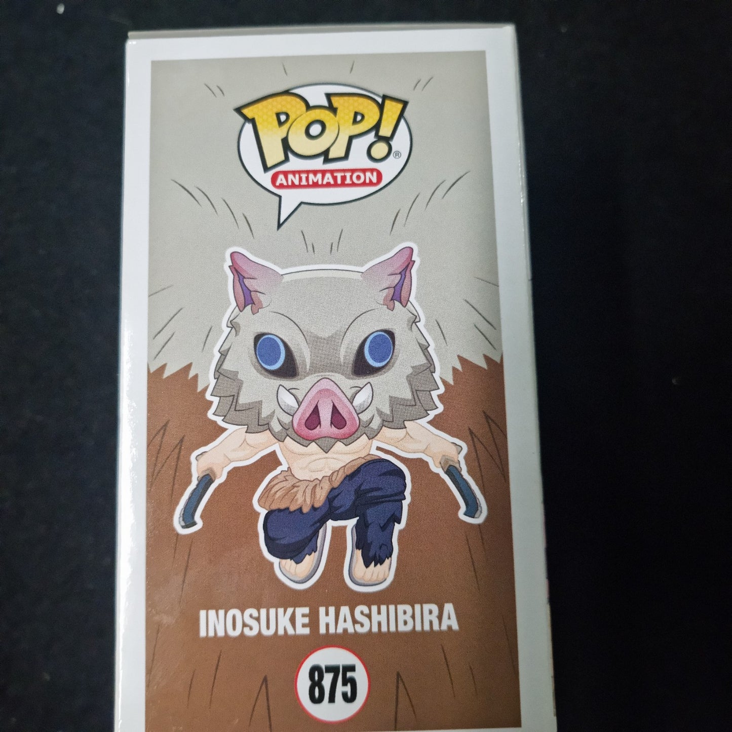 Pop Funko #875 Demon Slayer Inosuke Hashibira Flocked Special Edition