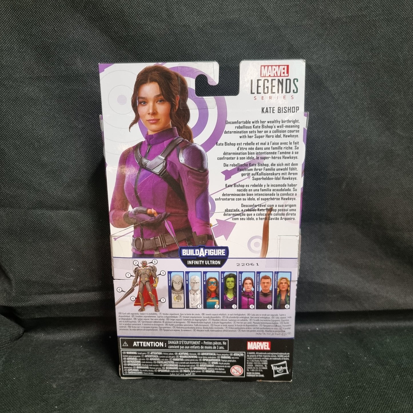 Marvel Legends Hawkeye Kate Bishop 6” Action Figure Disney+ Infinity Ultron Wave