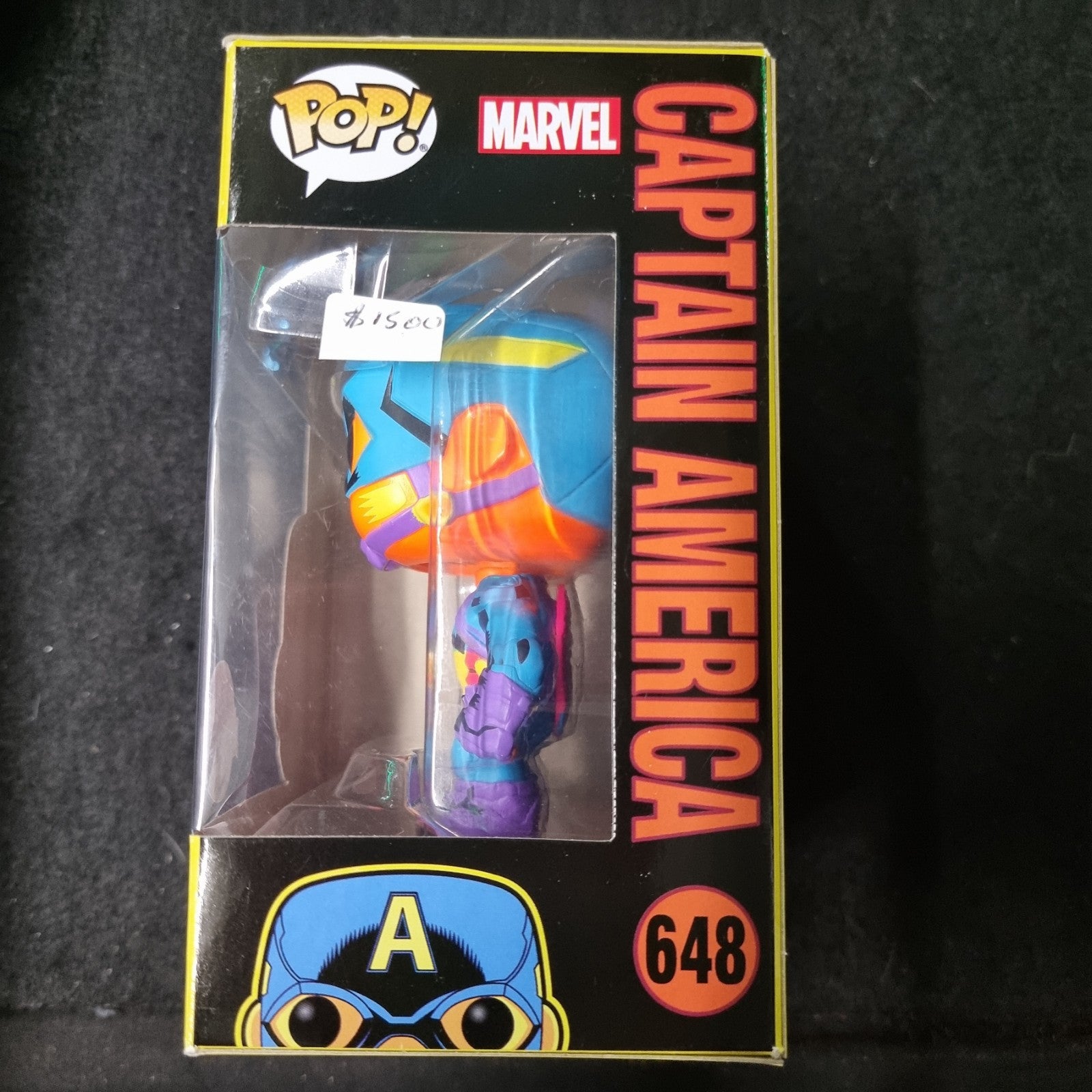 Captain America (Black Light) #648 - Marvel - Funko Pop!