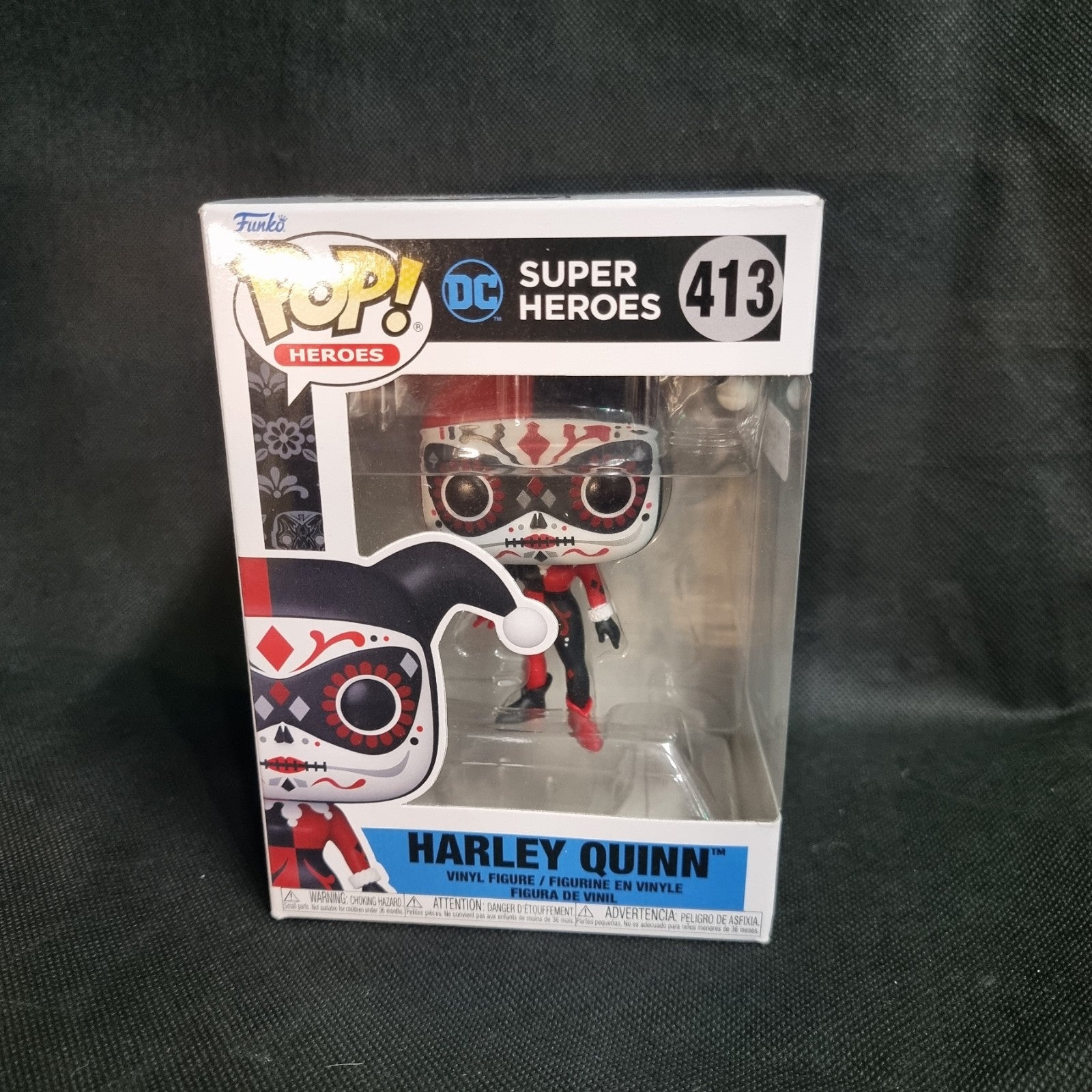 Funko Pop Heroes  - Dia De Los - DC - Harley Quinn - #413 