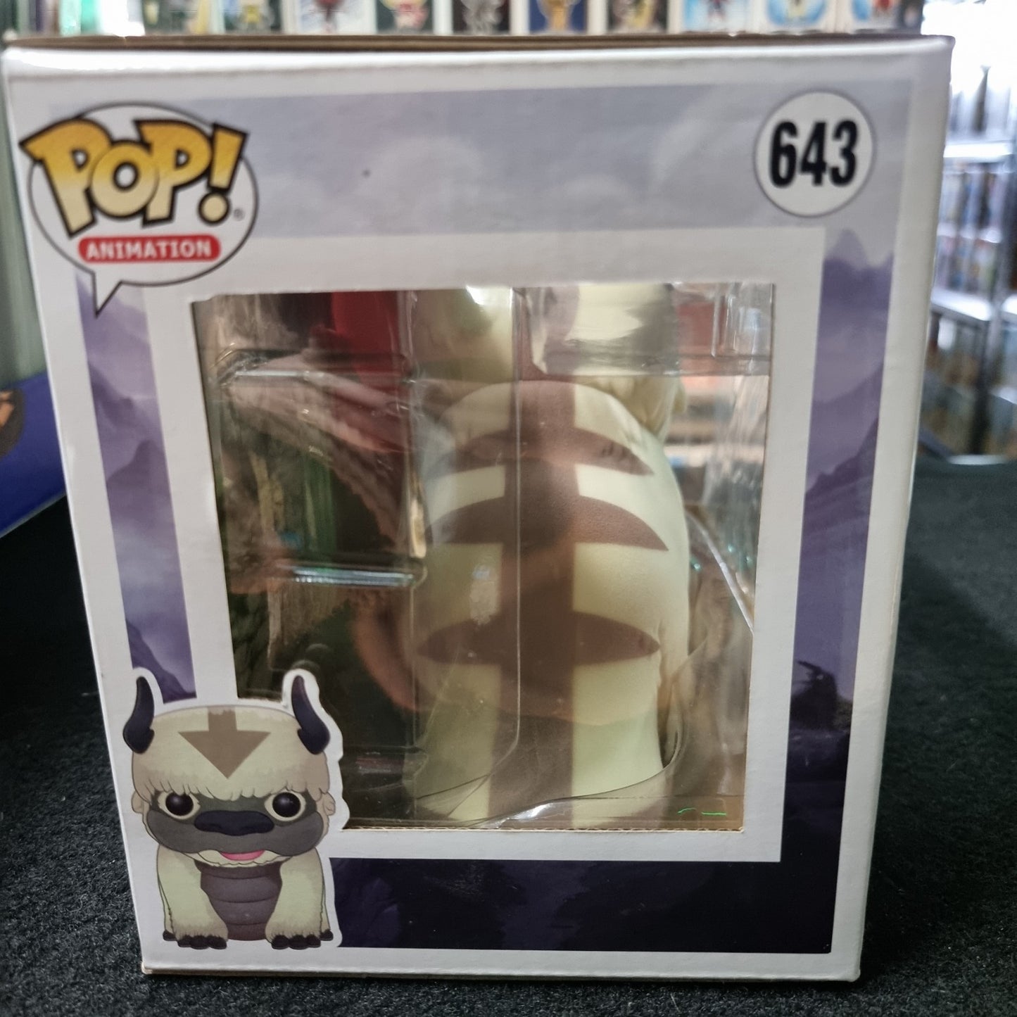 Funko Pop! Avatar The Last Airbender - APPA #643 FLOCKED. Box Damaged 