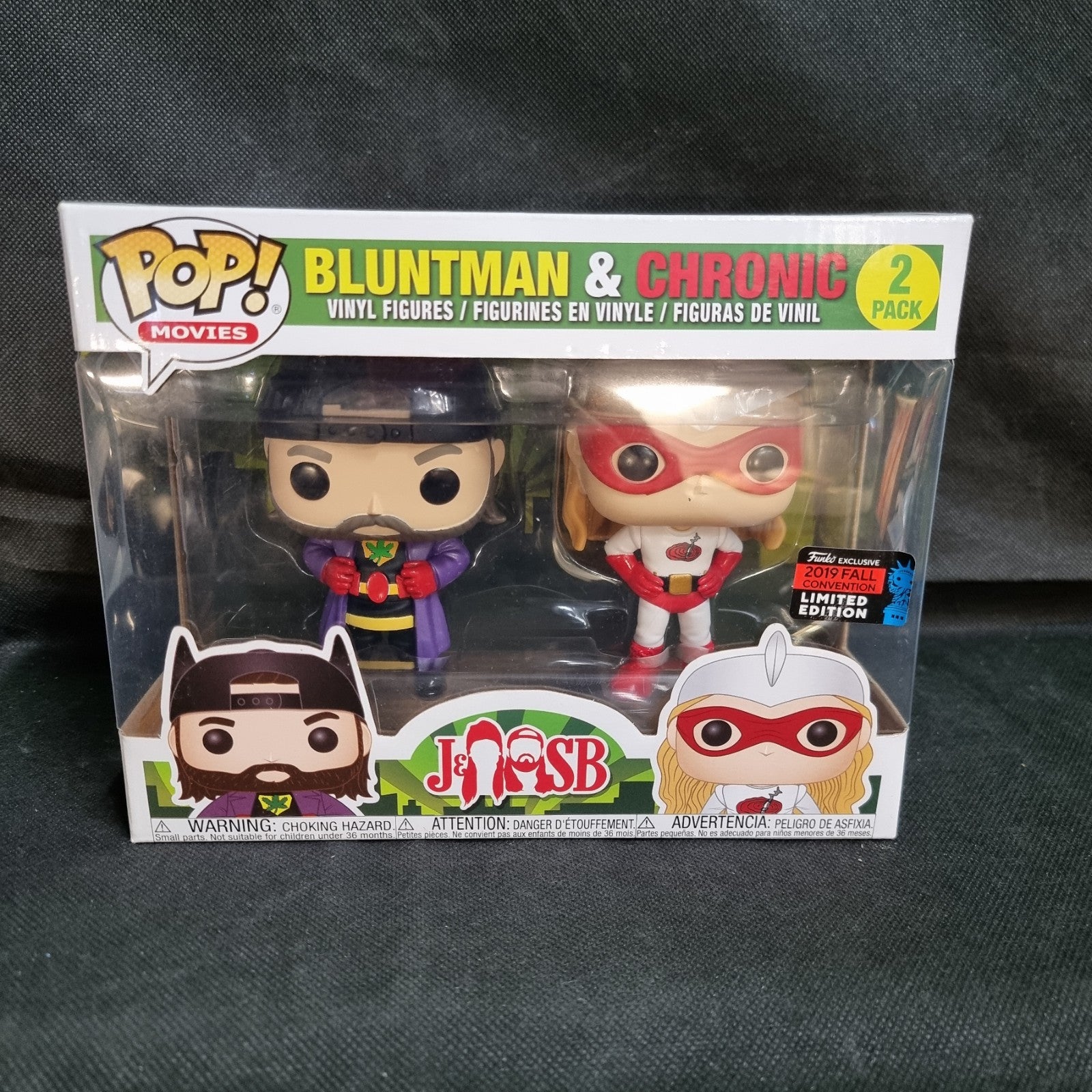 Funko POP! Movies: Jay & Silent Bob Strike Back Bluntman And Chronic 2-Pack NYCC