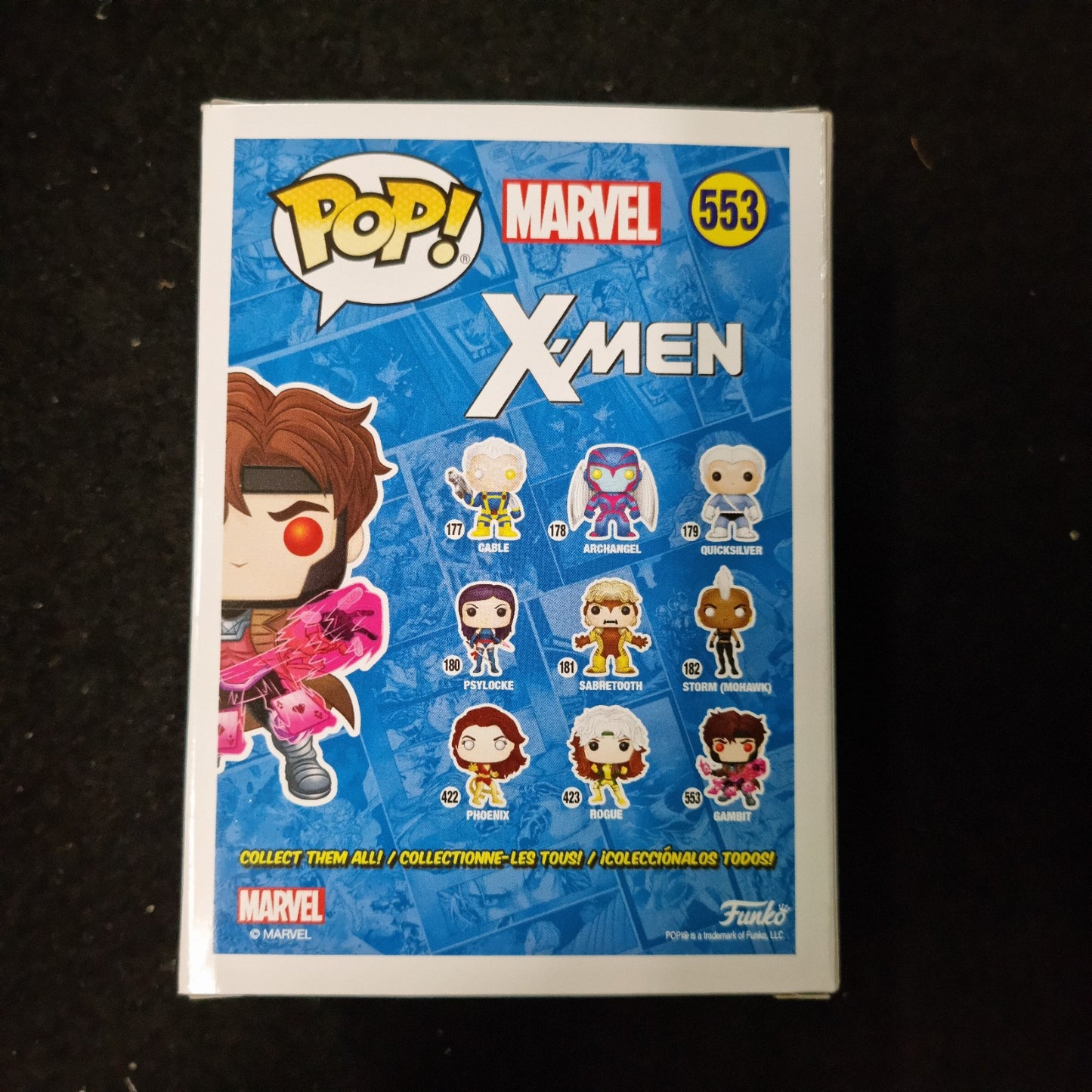 Funko Pop! Vinyl: Marvel - Gambit with Cards #553 - NIB