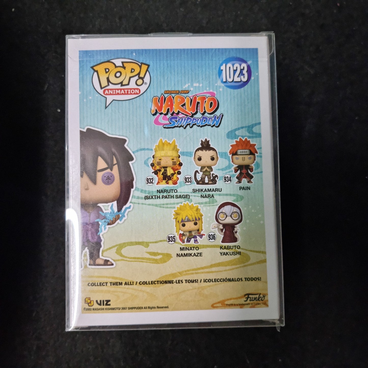 Funko Pop Naruto Sasuke (Rinnegan) #1023 Funko SE GITD Chase In Protector