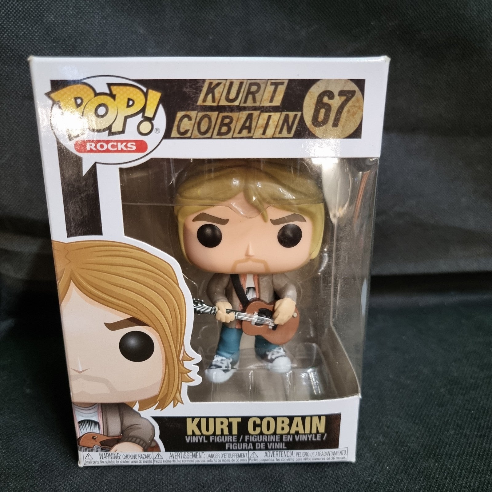 Funko Pop! Music: Kurt Cobain (MTV Unplugged) #67 (Grunge Legend Vinyl)