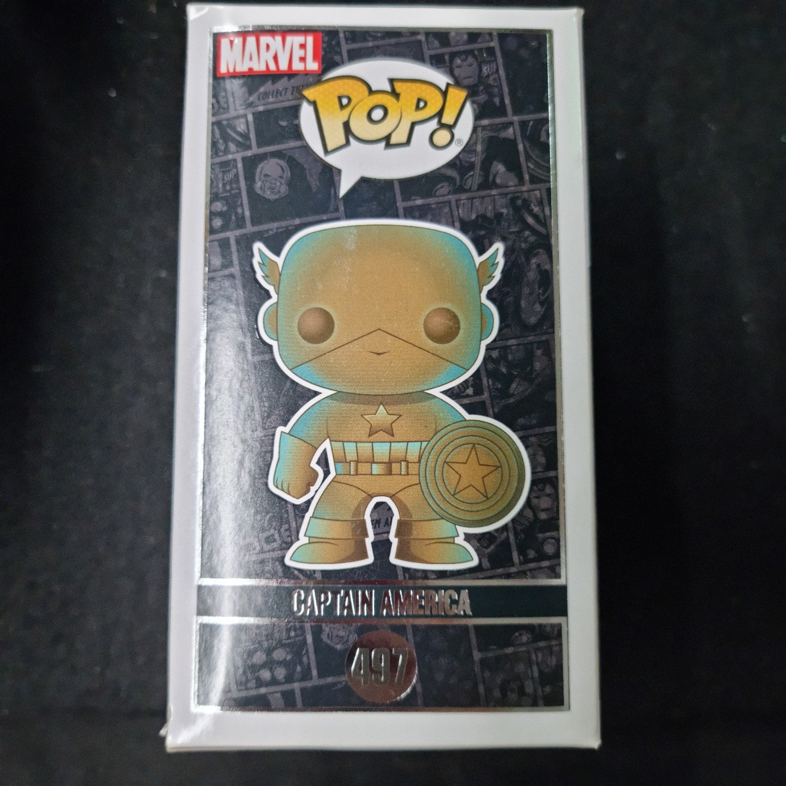 Funko Pop! Vinyl: Marvel - Captain America (Patina) - #497