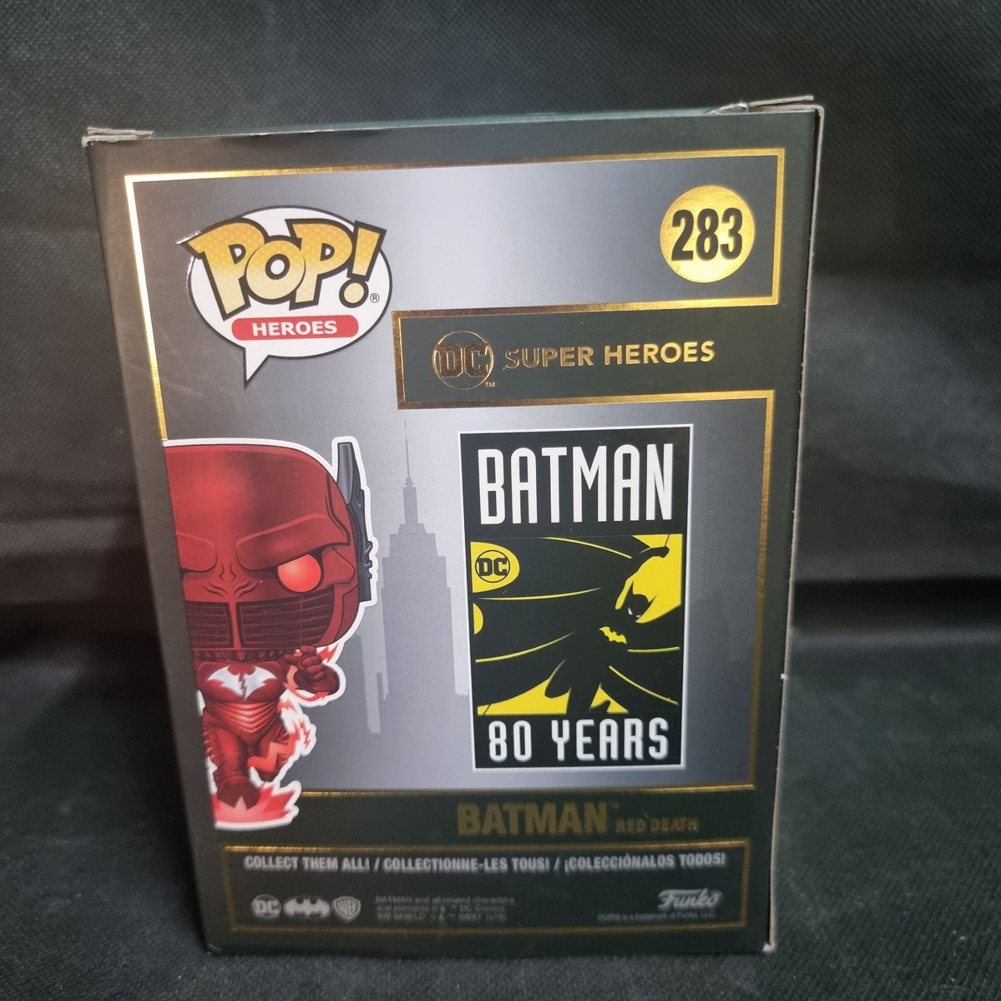 Funko Pop! Heroes - Batman #283 Batman Red Death  Exclusive (Vaulted)