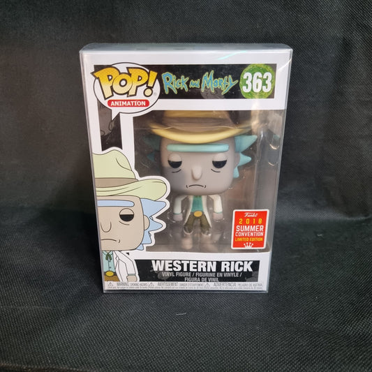 Funko Pop! Vinyl: Rick and Morty - Rick Sanchez (Western) - GameStop San...