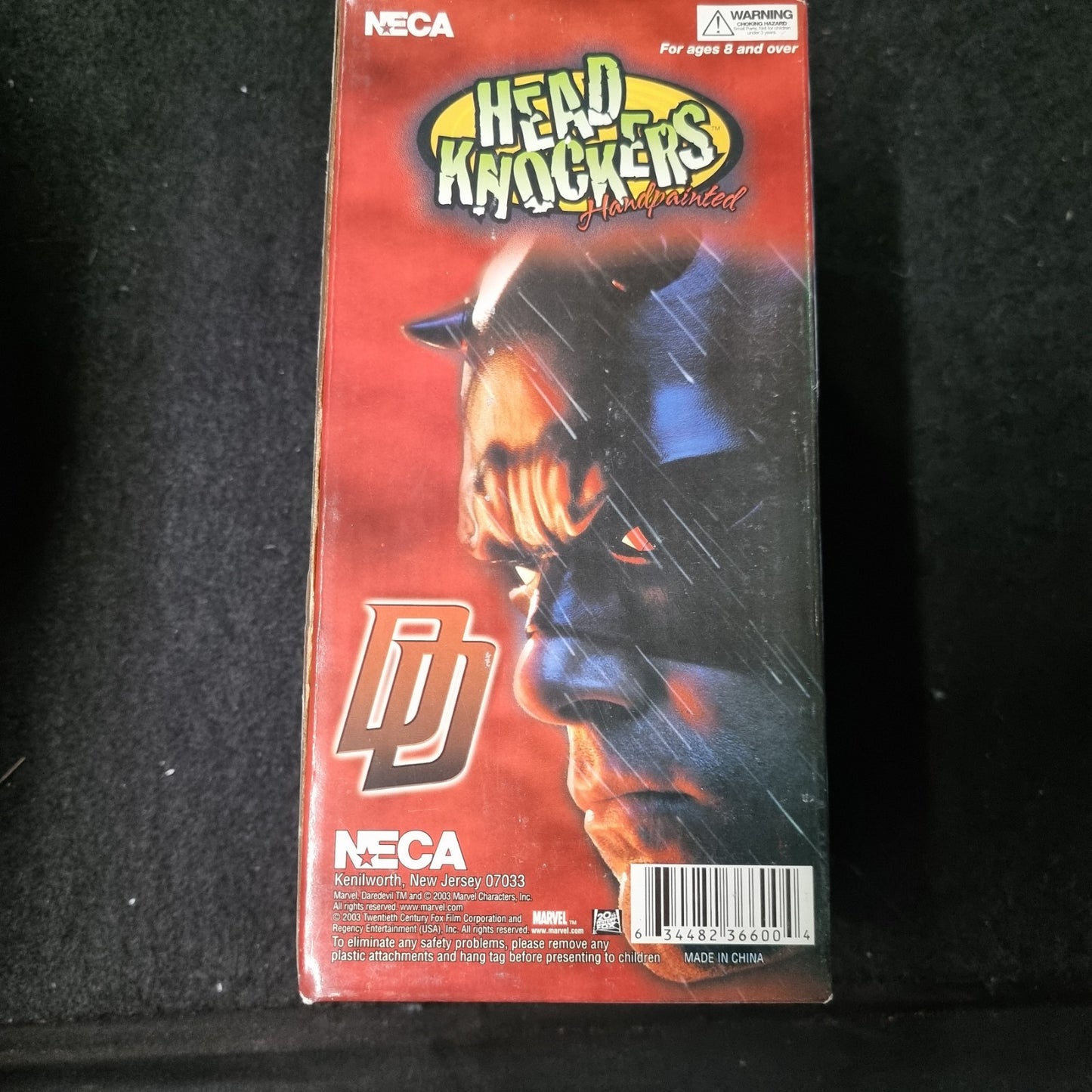 2003 Head Knockers Hand-Painted NECA Marvel Daredevil