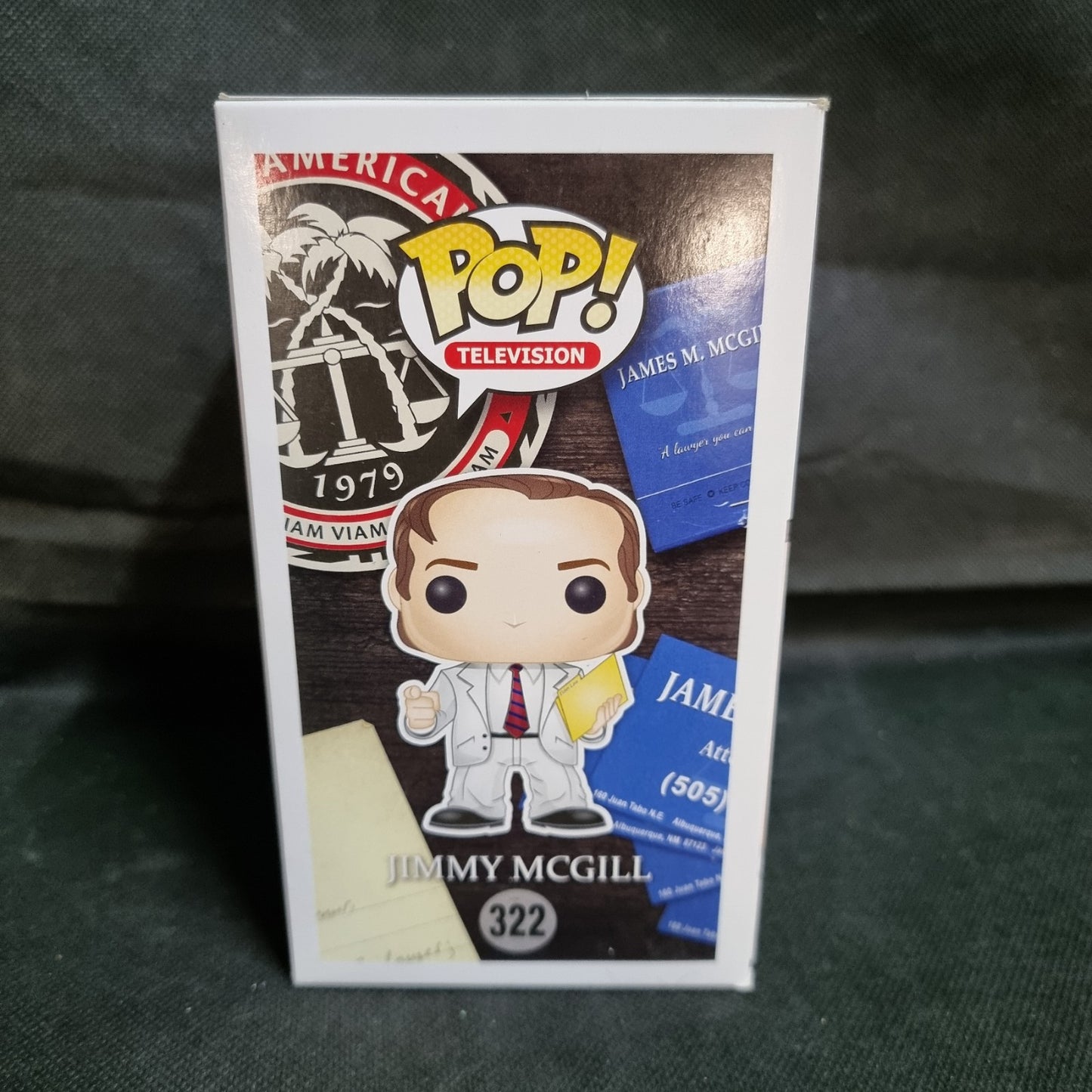 Pop TV Better Call Saul Jimmy McGill 322 Funko Pop Vinyl