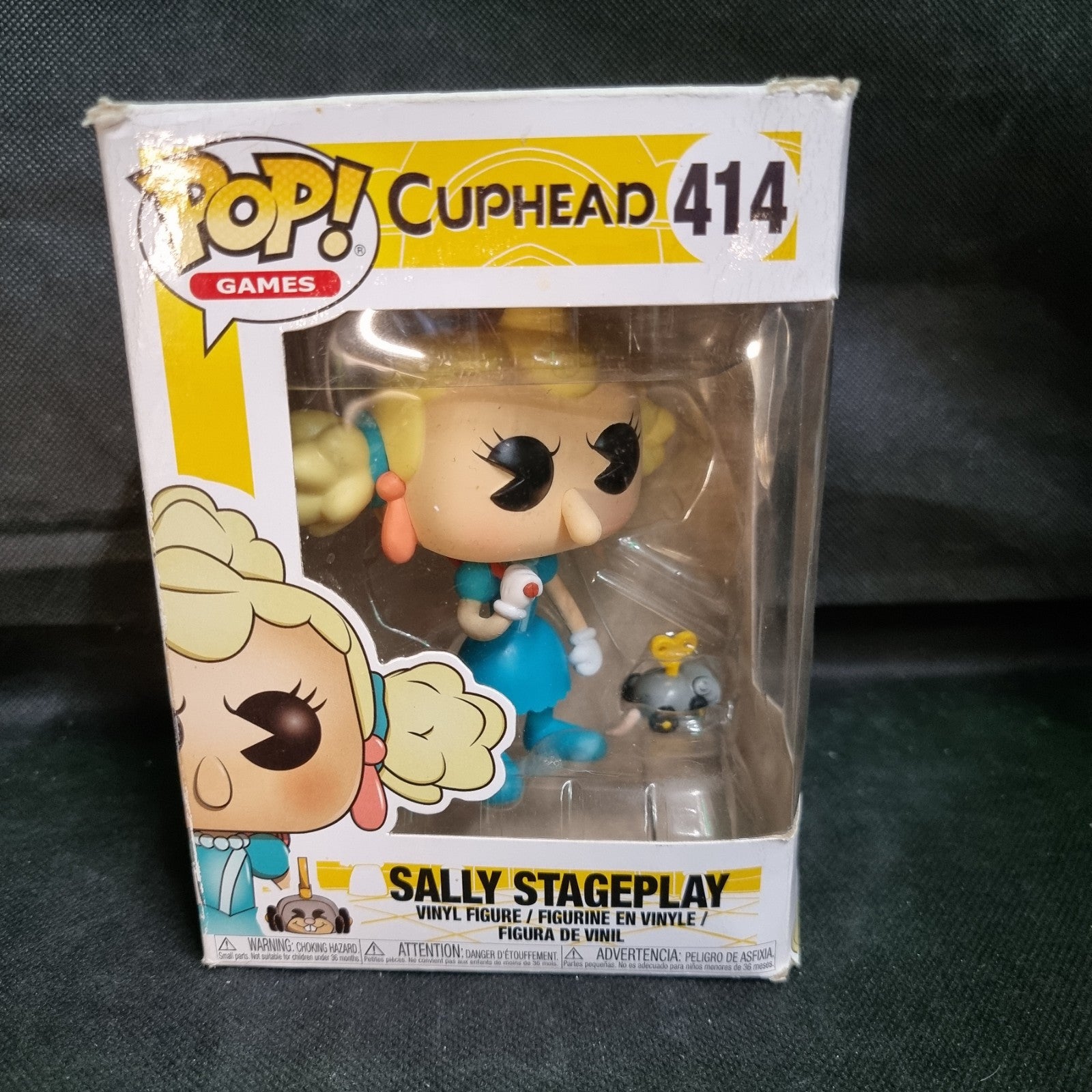 Funko Pop! Vinyl: Cuphead - Sally Stageplay #414 Box Damaged 