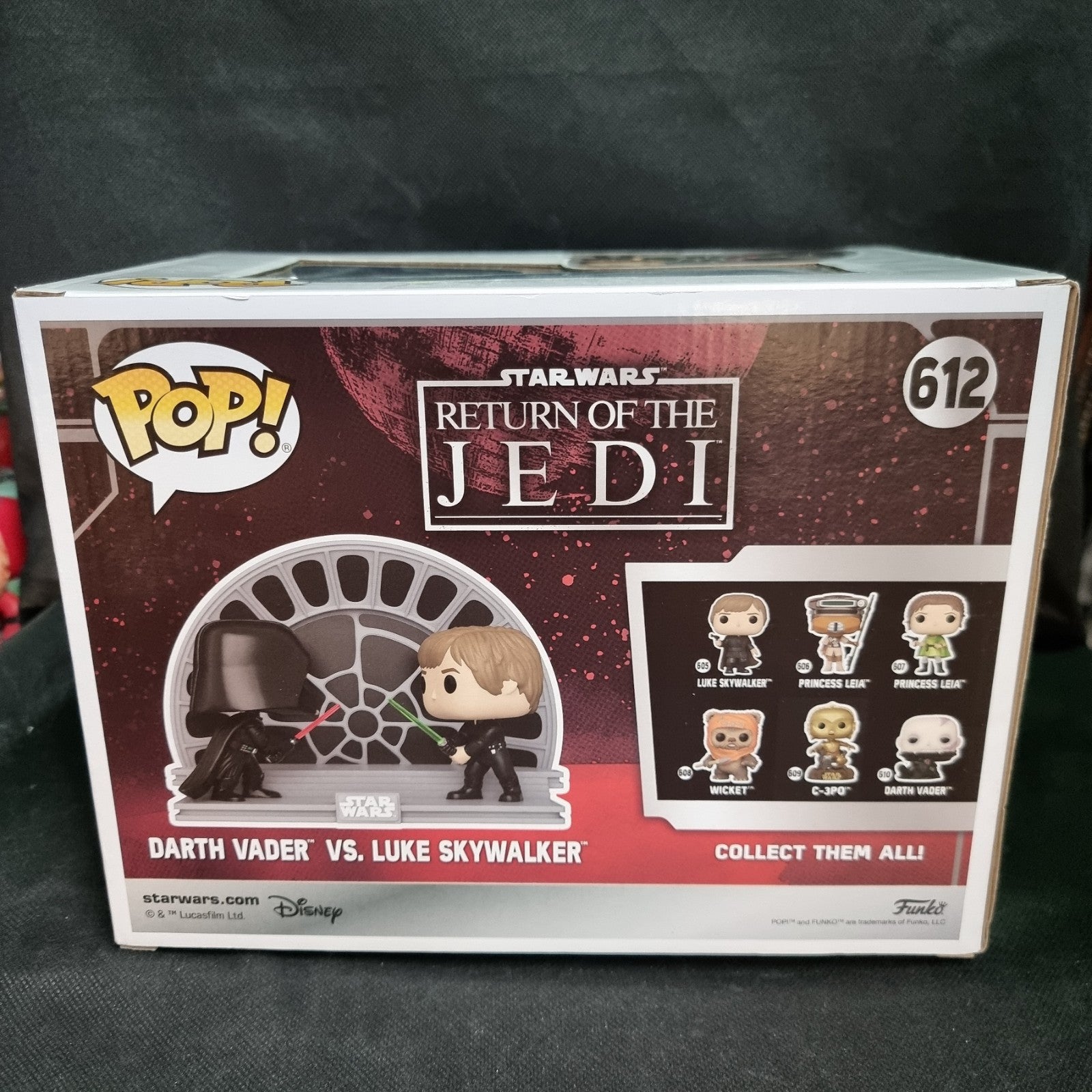 Funko Pop! Moments: Star Wars - Darth Vader Vs. Luke Skywalker #612