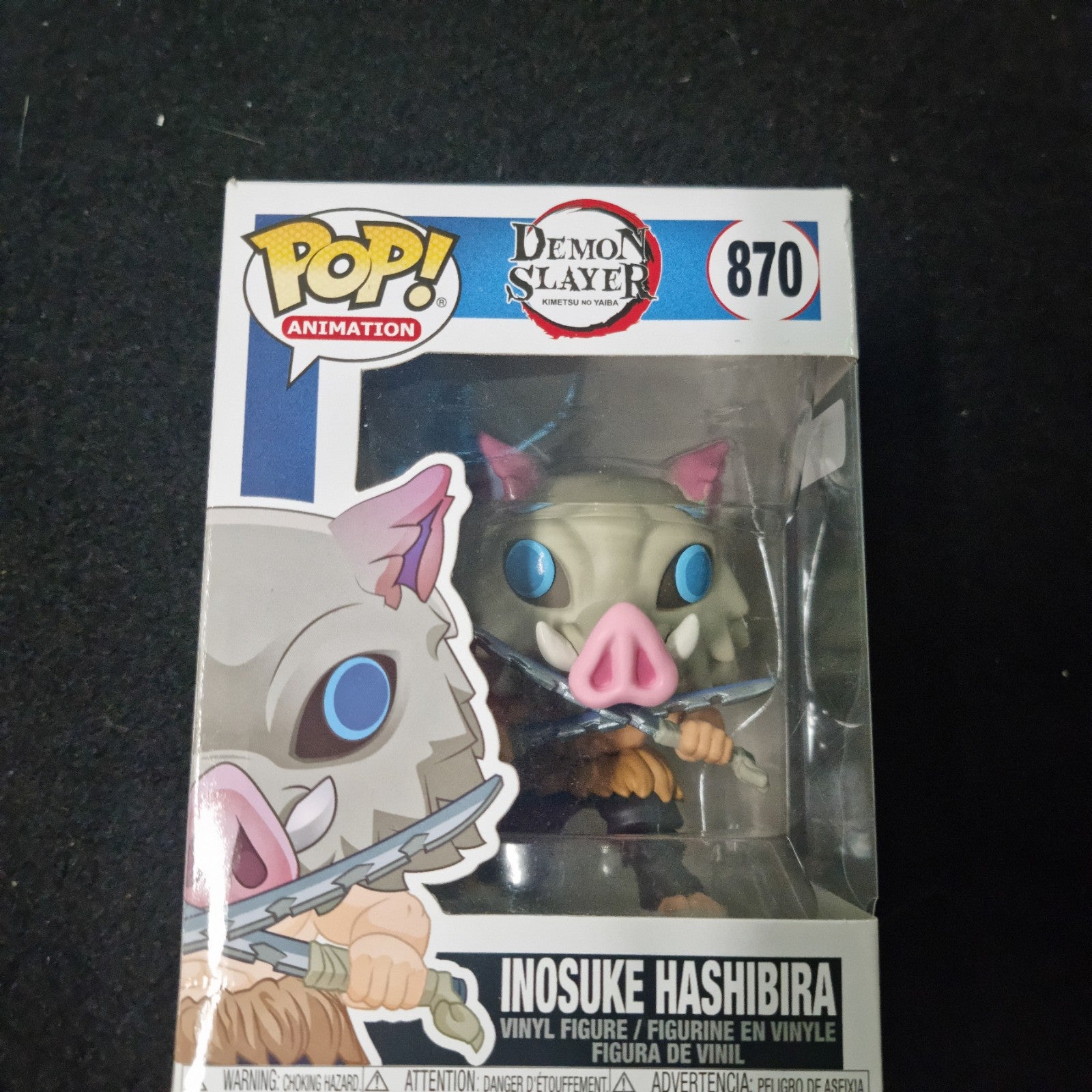 Funko Pop Demon Slayer : Inosuke Hashibira #870 Anime Vinyl Figure 