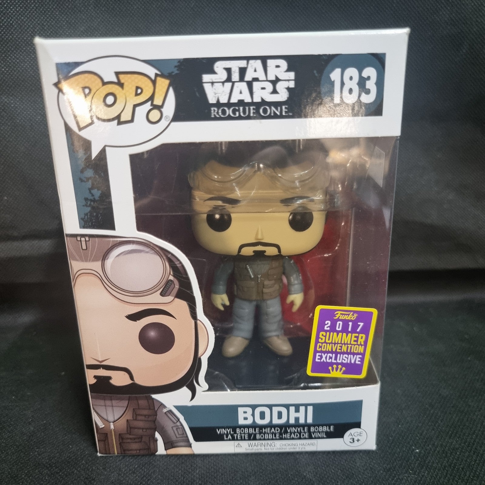 FUNKO POP! VINYL 2017 CONVENTION EXCLUSIVE STAR WARS #183 BOHDI FIGURE 