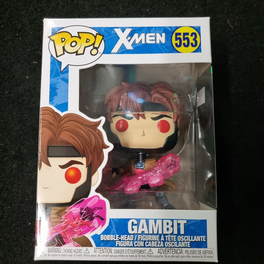 Funko Pop! Vinyl: Marvel - Gambit with Cards #553 - NIB