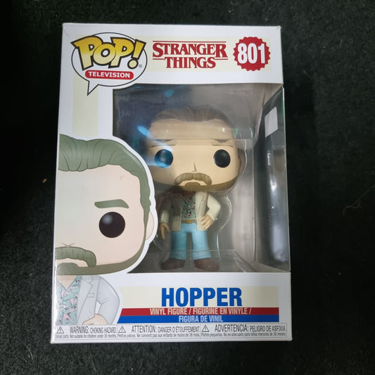 Funko Pop Television: Stranger things Hopper #801 Vinyl Figure