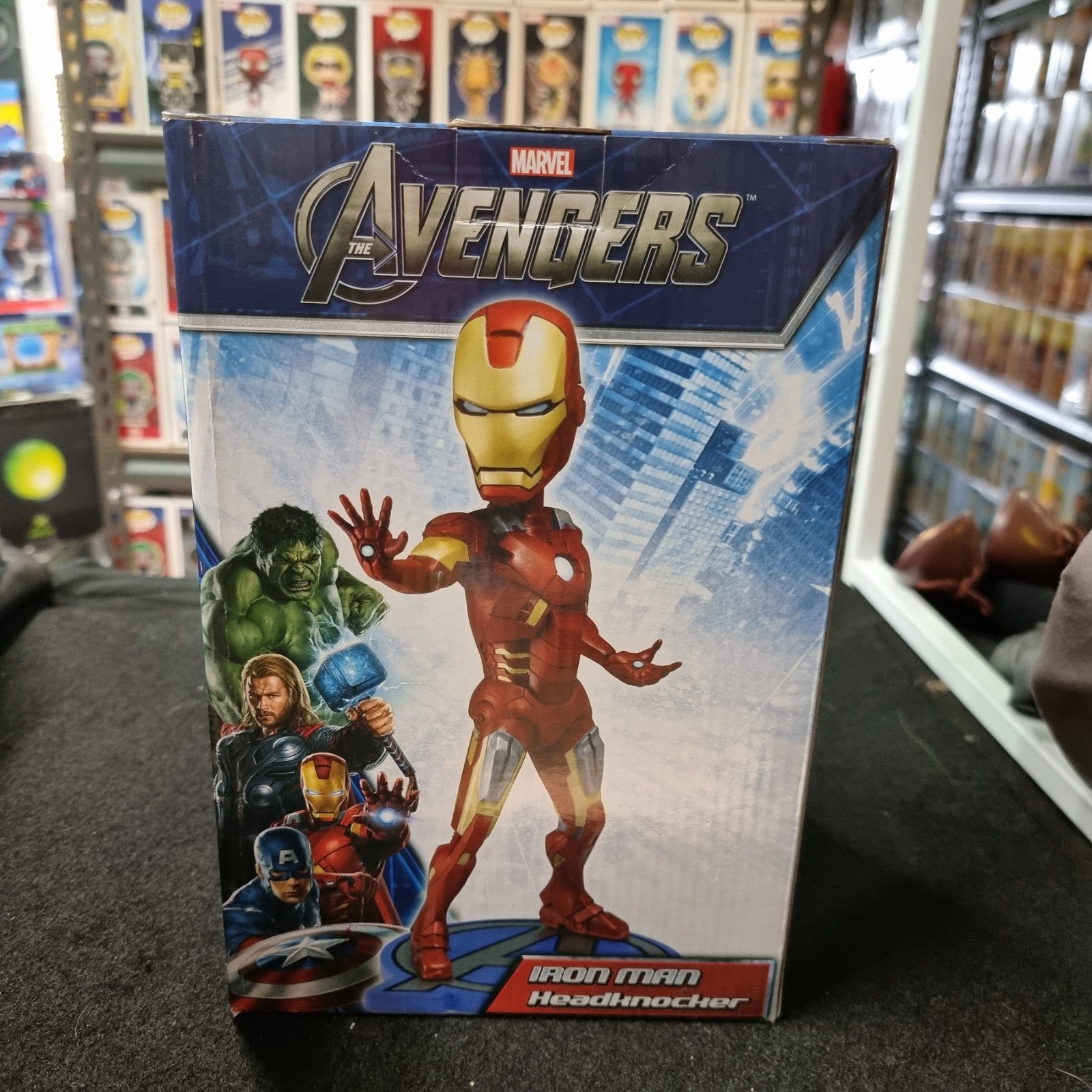 Marvel The Avengers Iron Man Head Knocker Neca 2012 Headknocker