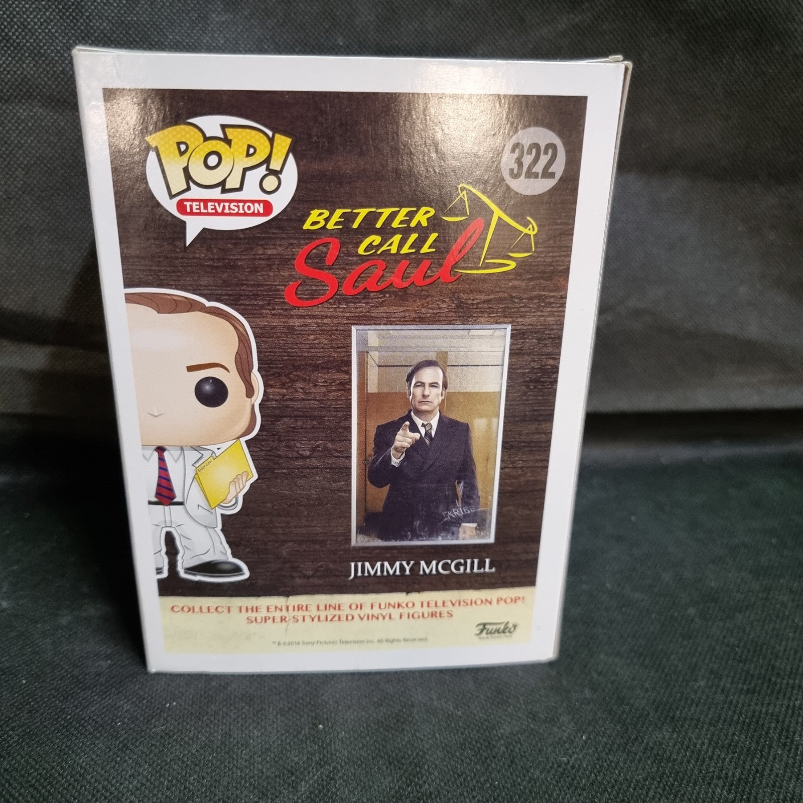 Pop TV Better Call Saul Jimmy McGill 322 Funko Pop Vinyl