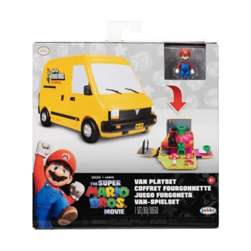 The Super Mario Bros. Movie Van Playset with 1.25” Mini Mario Figure - N06619