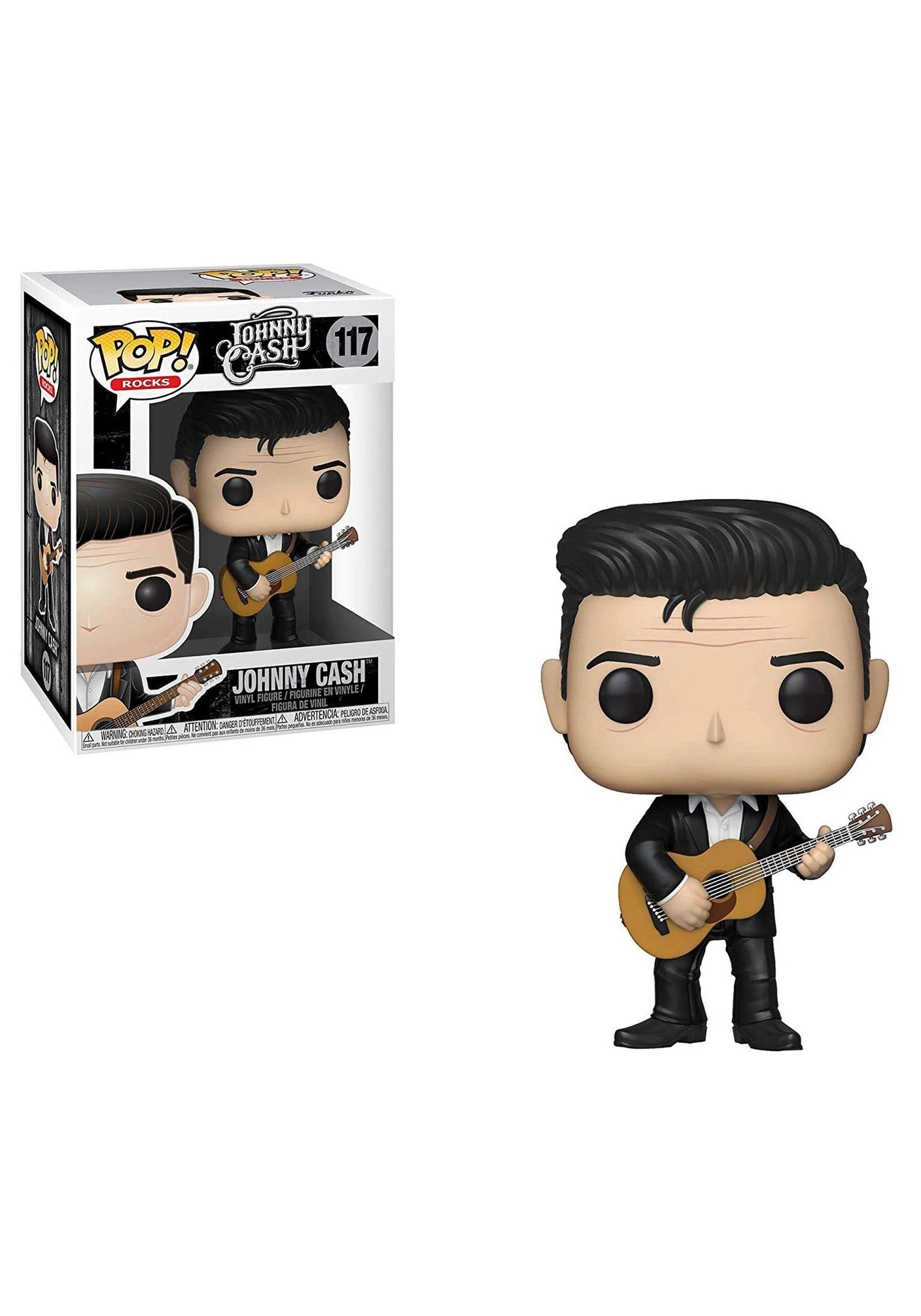 Johnny Cash Guitar Front #117 Funko Pop! Vinyl Figure - N06578