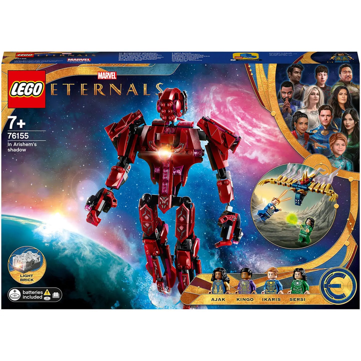 LEGO Marvel The Eternals In Arishems Shadow Figure Set