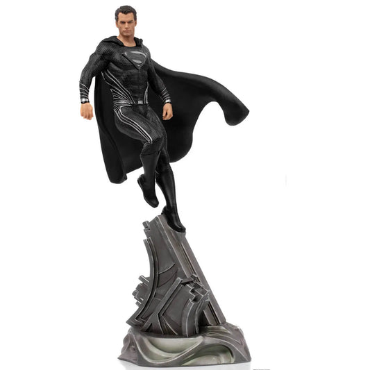 Iron Studios Zack Snyder's Justice League Art Scale Statue 1/10 Superman Black Suit