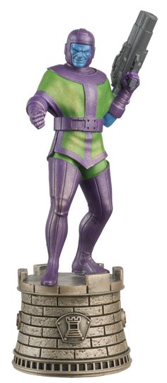 Eaglemoss Publications Marvel Comics Kang Black Rook Chess Piece