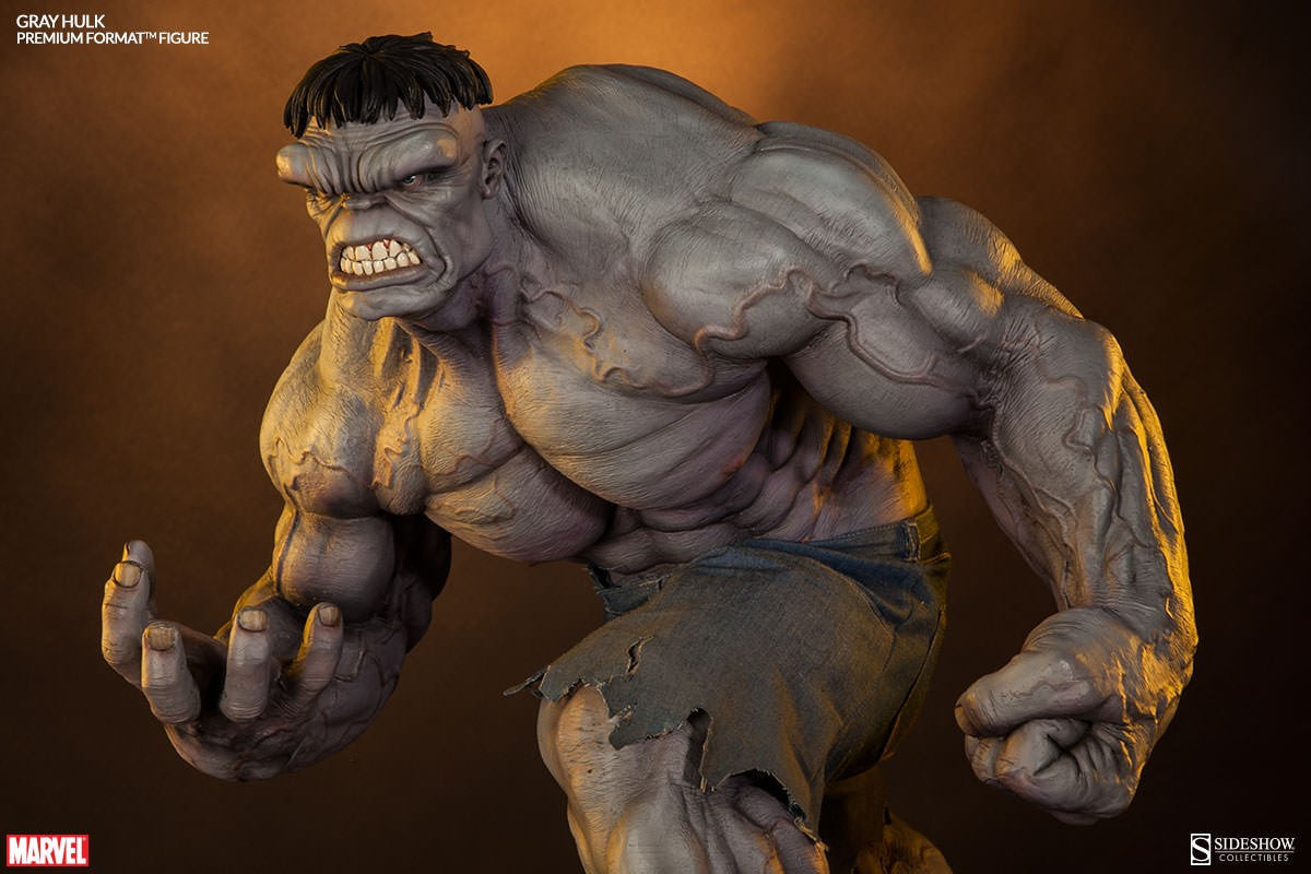 SIDESHOW COLLECTIBLES - GRAY HULK PREMIUM FORMAT STATUE