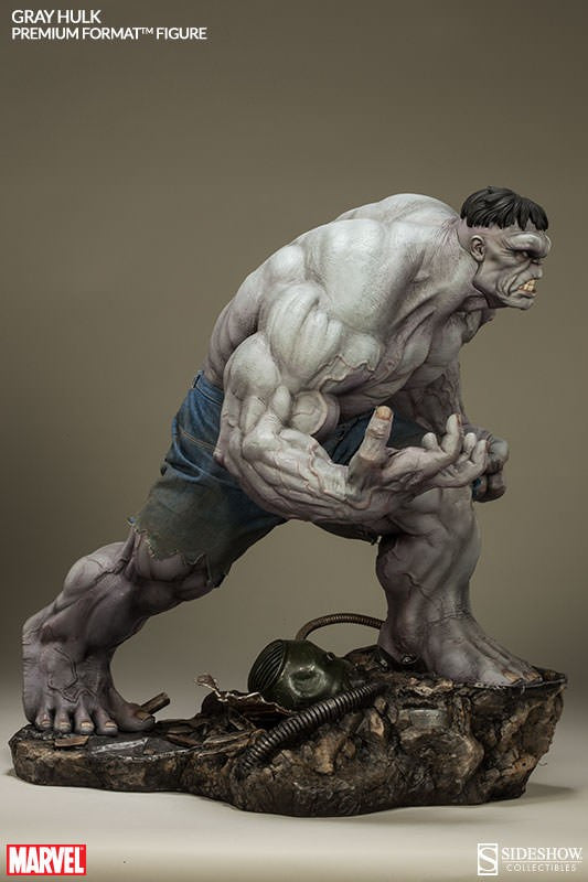 SIDESHOW COLLECTIBLES - GRAY HULK PREMIUM FORMAT STATUE