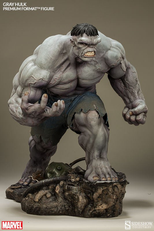 SIDESHOW COLLECTIBLES - GRAY HULK PREMIUM FORMAT STATUE