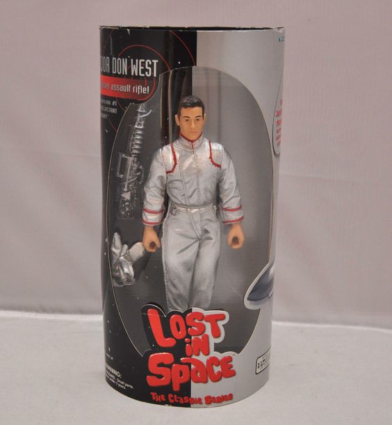 1998 Trendmasters Lost in Space Major Don West with Laser Assault Rifle