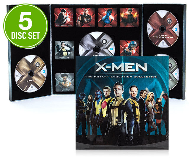 X-Men Mutant Evolution Collection Blu-ray 5-Disc Set (M)