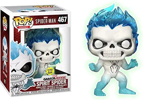 Spider-Man - Spirit Spider Glow in the Dark Collectible Figure, Multicolor