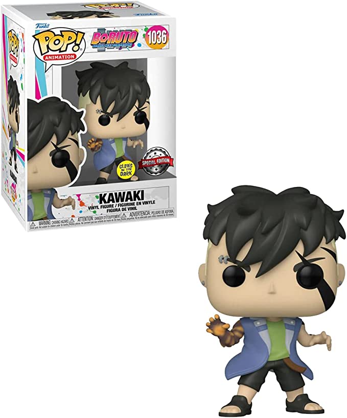 Funko POP! Boruto Naruto Next Generations #1036 KAWAKI (Glow) HOT Topic Exclusive